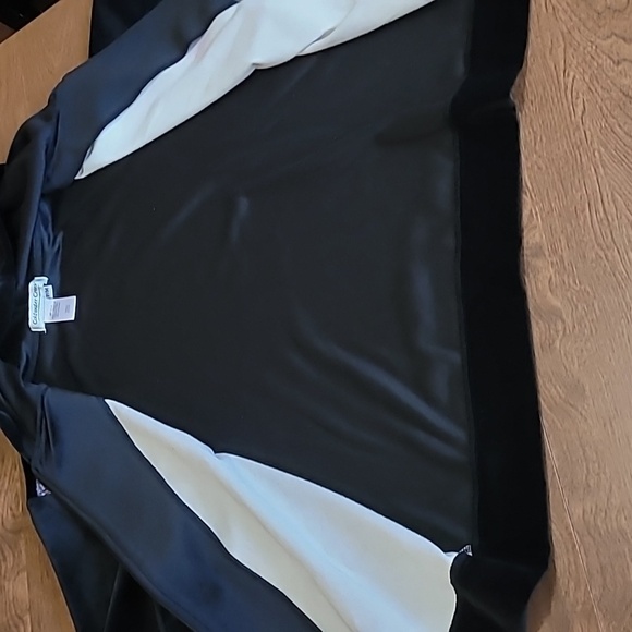Coldwater Creek Velvety pantsuit Pjs Size: P/M Black Hoodie jacket elastic pants - Picture 14 of 16